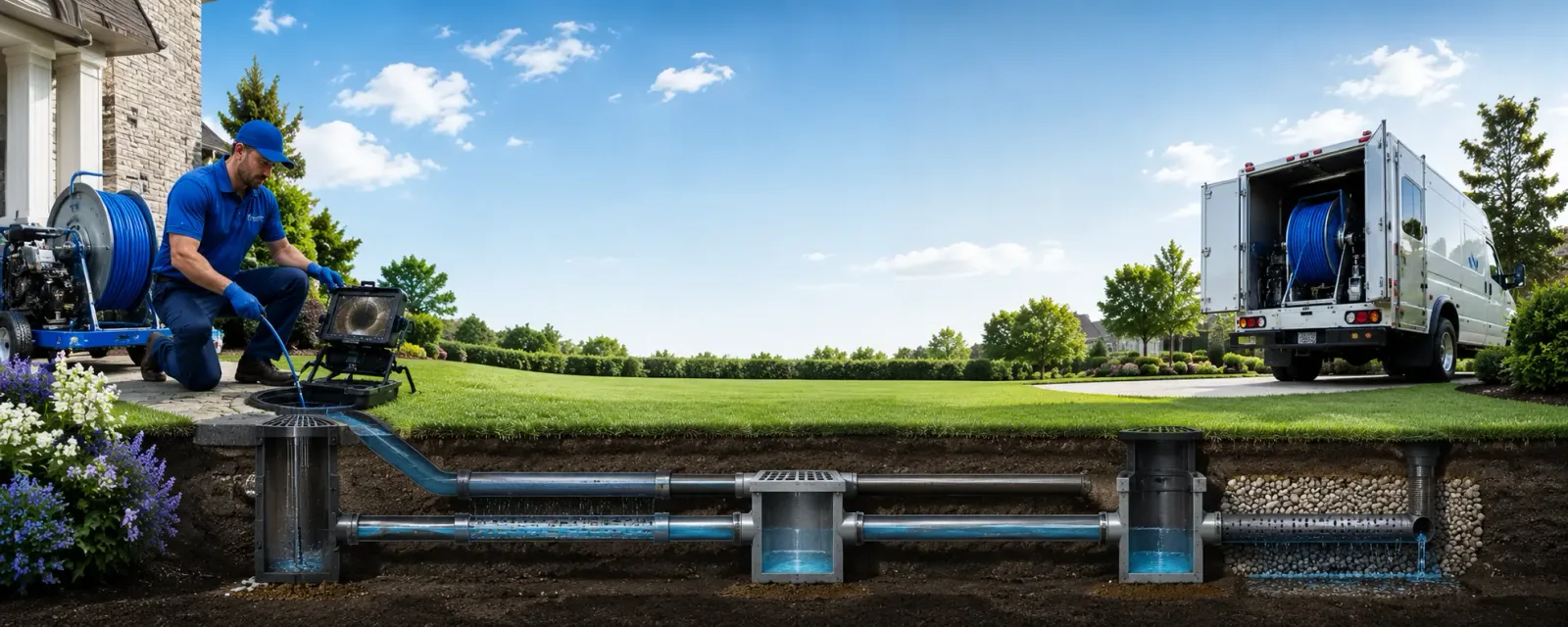 Outdoor drain cleaning information for Weems, VA