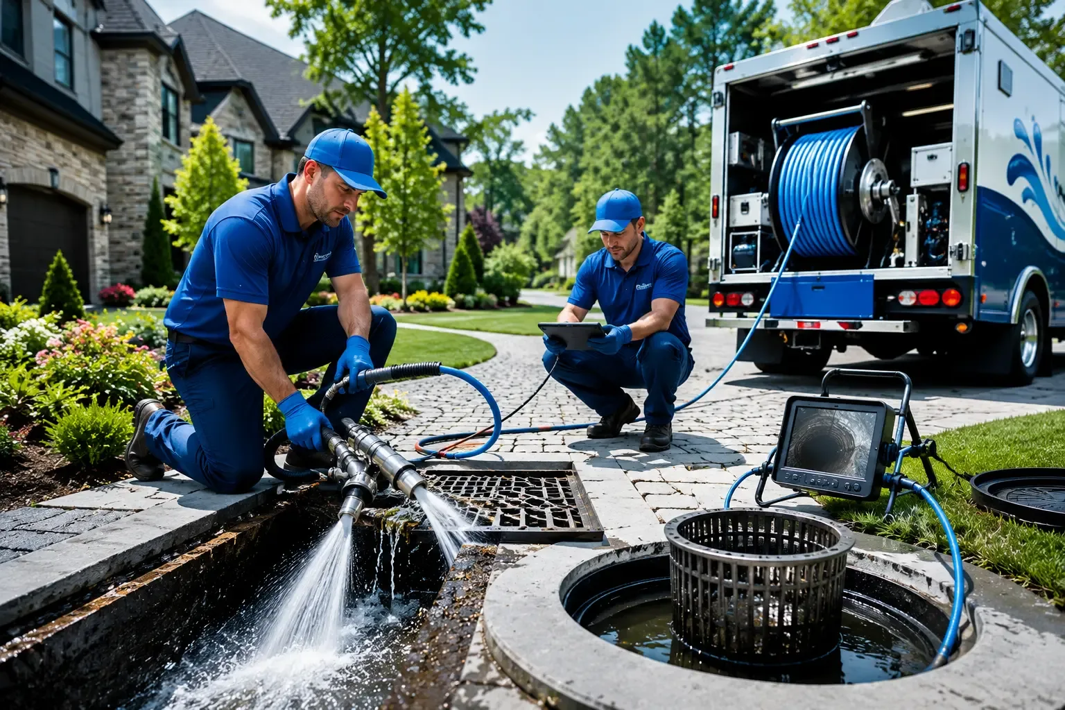 Local outdoor drain cleaning professionals in Weems, VA